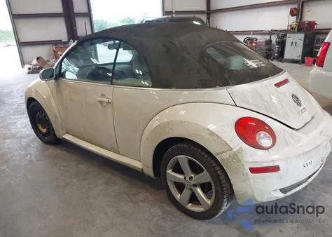 2007 Volkswagen New Beetle Triple White из США, поврежденный, VIN 3VWFF31Y97M417751
